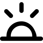 Sunset 1256 SVG Icon